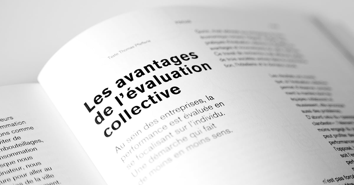 Les avantages de l’évaluation collective // www.revuehemispheres.com